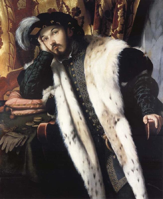 MORETTO da Brescia Portrait of a Young Man Sweden oil painting art